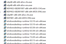 net3.5sp1,net4.0,net4.52,net4.8,net4.81,net5.0,net6.0,net7.0,net8.0,net9.0离线安装包合集