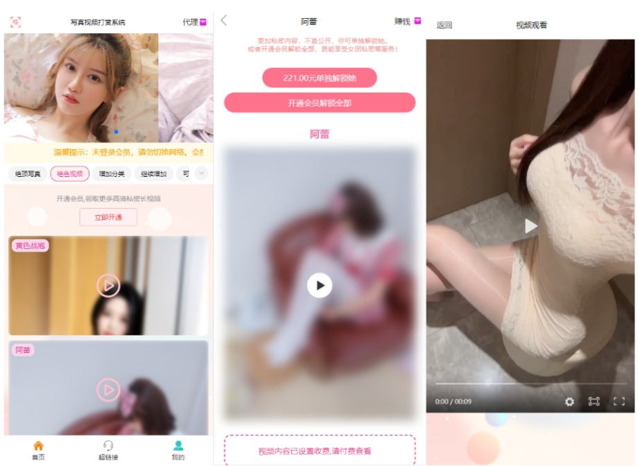 最新2025写真图片视频打赏系统源码完整可用附教程,打赏,第3张